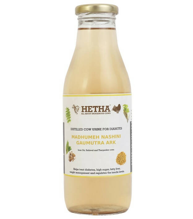 Hetha Madhumeh Nashini Gaumutra Ark/Distilled Cow Urine - Hetha Organics LLP