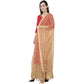 A R Silk Cotton Square Regular Dupatta Color Dark Golden Dupatta or Chunni