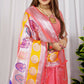 Jyoti Fashion Women's Peach Paithani Silk Zari Woven Saree with Blouse | Swadesiicart
