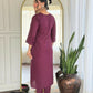The52 Wine Women's Gorgeous Rayon Fabric Embroidered Work Straight Kurta Pant and Dupatta Set - Swadesiicart