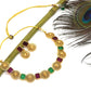 Joban Fashion Maroon & Green Pure Brass With Rajwadi Polish Necklace Set | Swadesiicart