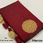 Maroon Silk Woven Saree with Unstitched Blouse - Hiral Fashion | Swadesiicart