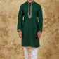Bluesaanchi Men's Sunshine Handwoven Embroidered Castleton Kurta Set | Swadesiicart