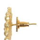 Joban Fashion Women Matte Gold Brass Jhumka | Swadesiicart