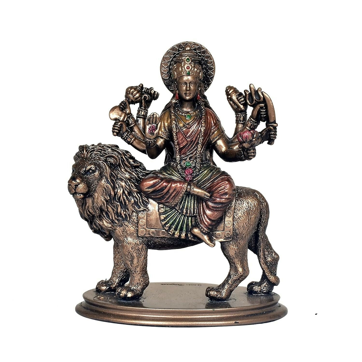 Umi Cold Cast Resin Maa Durga Idol - Swadesiicart