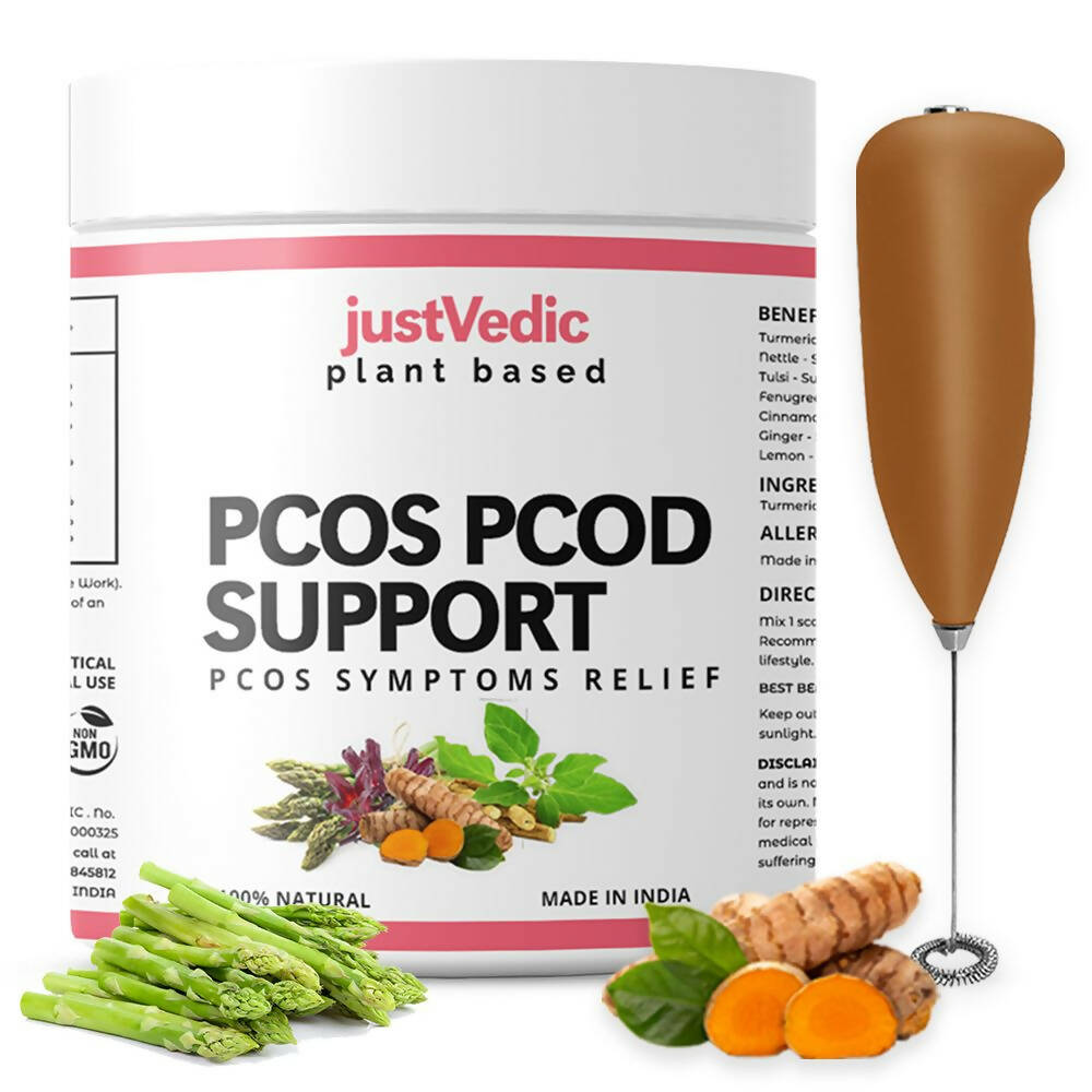 Just Vedic PCOS PCOD Support Drink Mix - Swadesiicart