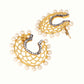Nuyug 22K Gold Plated Celestial Filigree Earrings | Swadesiicart