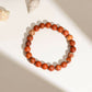 Red Jasper Elastic Bracelet - Ruby Raang | Swadesiicart