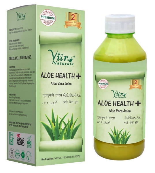 Vitro Naturals Aloe Health + Aleovera Juice | Swadesiicart