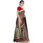 Vamika Banarasi Jaquard Black Weaving Saree (Banarasi 20) | Swadesiicart