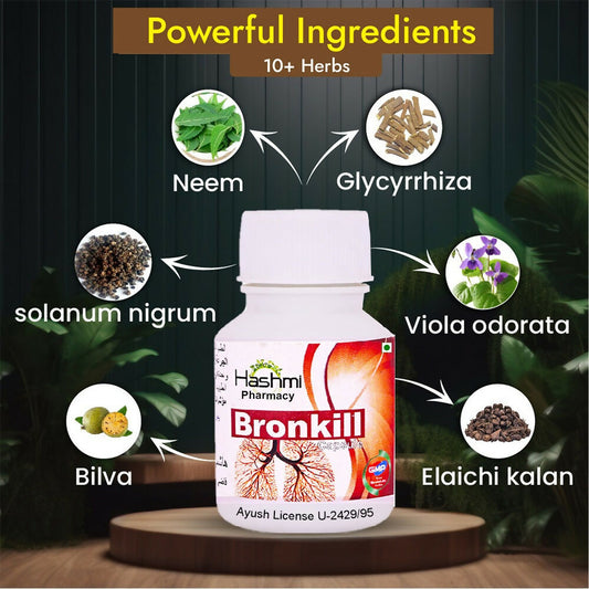 Hashmi Pharmacy Bronkill Capsules | Swadesiicart
