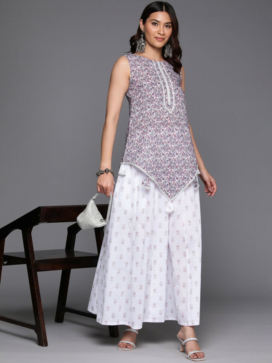 Ahalyaa Women's Traditional Wear Co-ods - Maroon - Swadesiicart