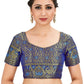 Mimosa Women's Green Banarasi Chiffon Saree | Swadesiicart