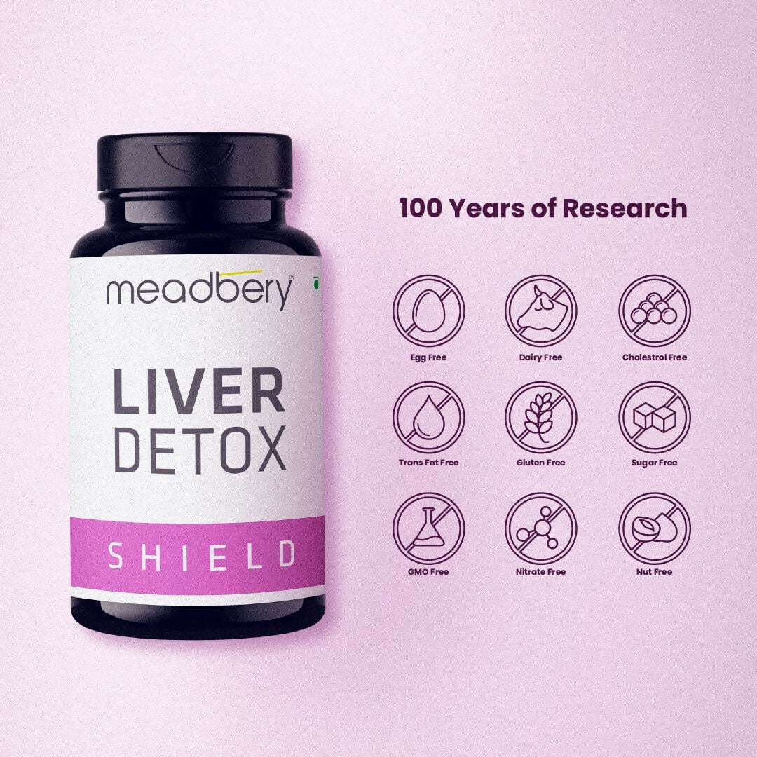 Meadbery Liver Detox Tablets - Swadesiicart
