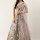 House of Panchhi Lavender - Net Embroidered Sequence Lehenga | Swadesiicart