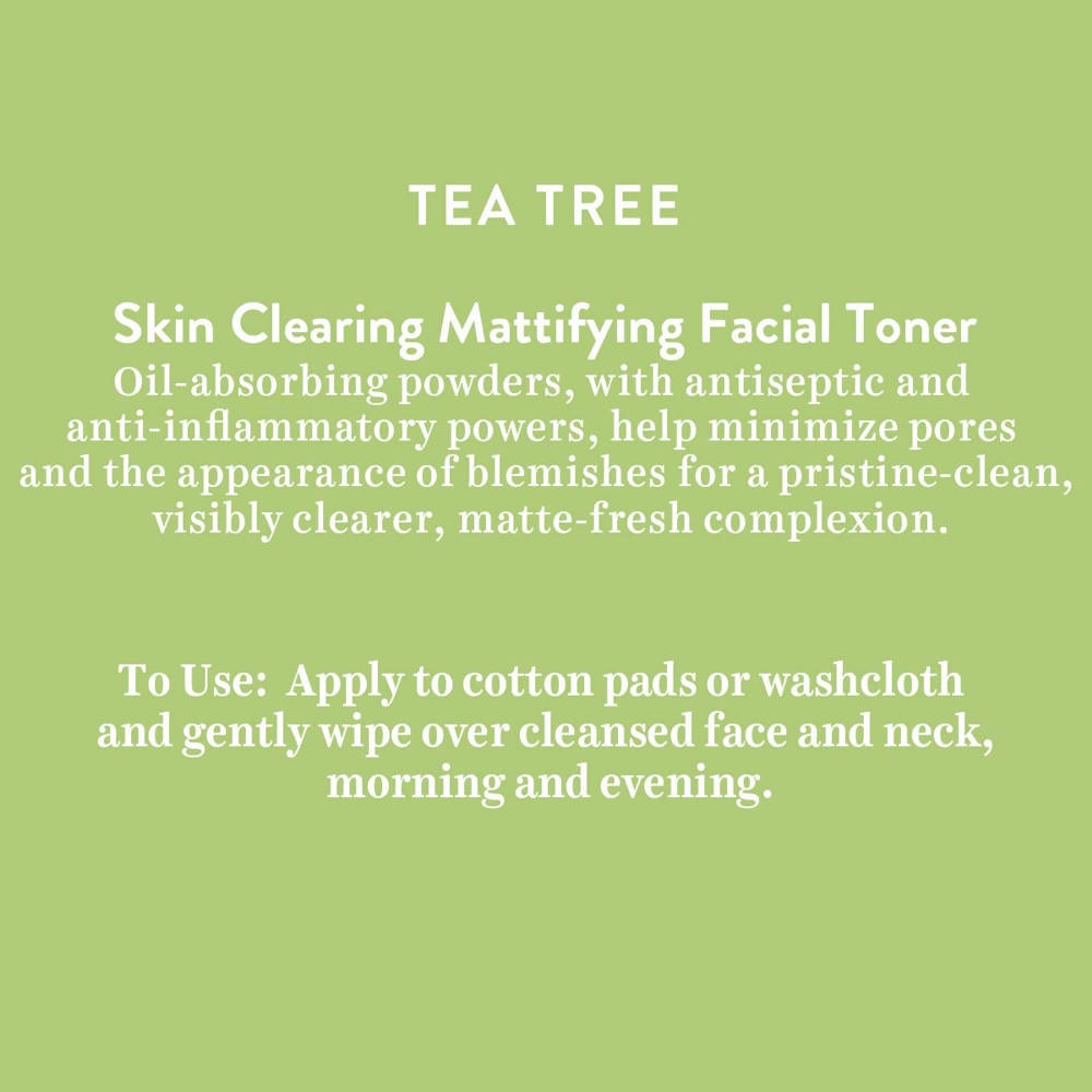Biotique Advanced Organics Tea Tree Skin Clearing Mattifying Facial Toner - Swadesiicart