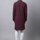 Even Apparels Black Pure Cotton Men's Kurta With Band Collar (STR1173) | Swadesiicart