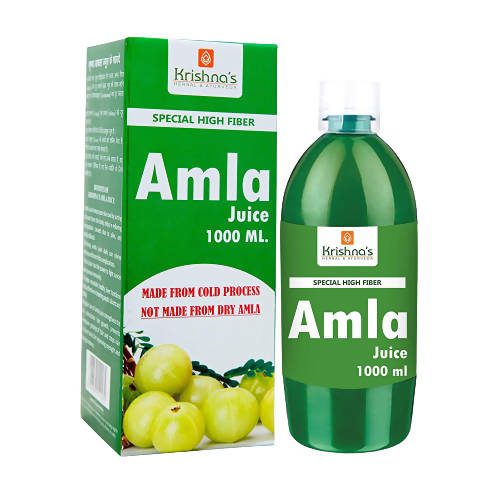 Krishna's Herbal & Ayurveda Special High Fibre Amla Juice | Swadesiicart