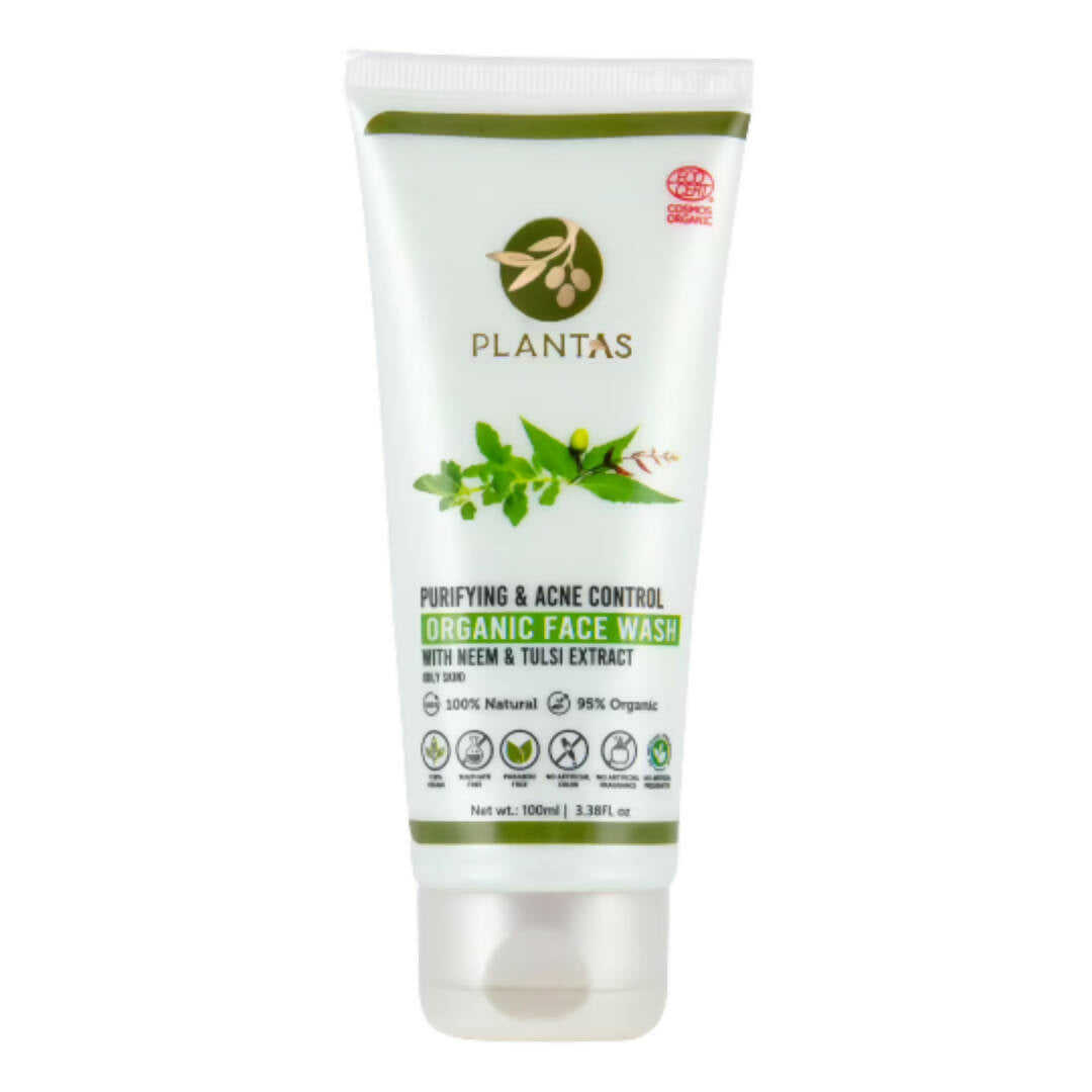 Plantas Purifying & Acne Control Organic Face Wash - Swadesiicart