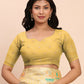 Shree Shyam Fashion Linen Cotton Yellow Saree