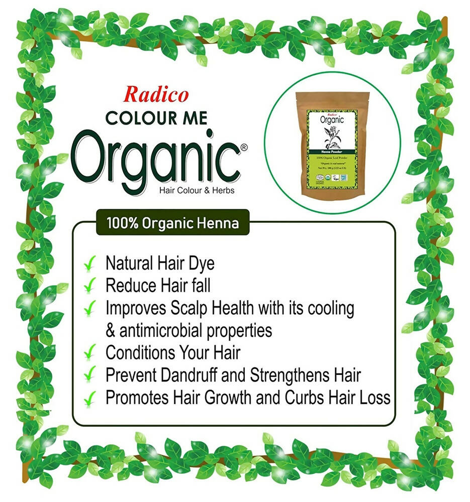 Radico Organic Henna Powder - Swadesiicart
