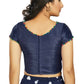 Aastha Fashion Women's Navy Blue Art Silk Designer Party Wear Readymade Blouse