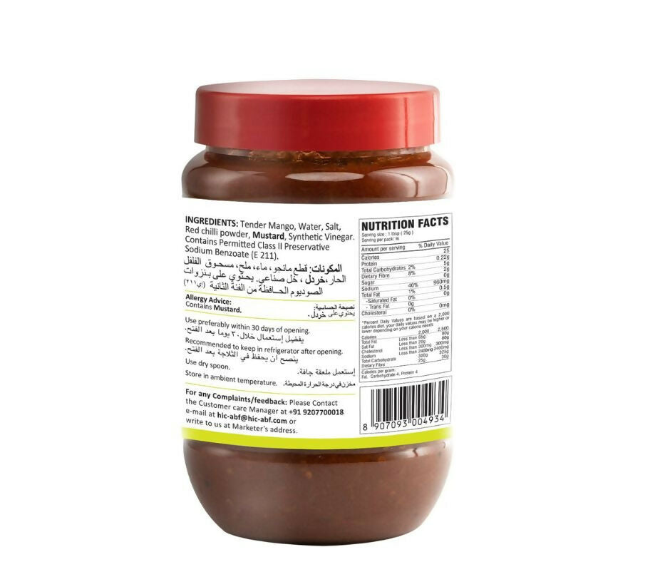 Tasty Nibbles Tender Mango Pickle - Swadesiicart
