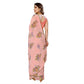 Women's Partywear Designer Peach Georgette Fancy Saree - Satrangi | Swadesiicart