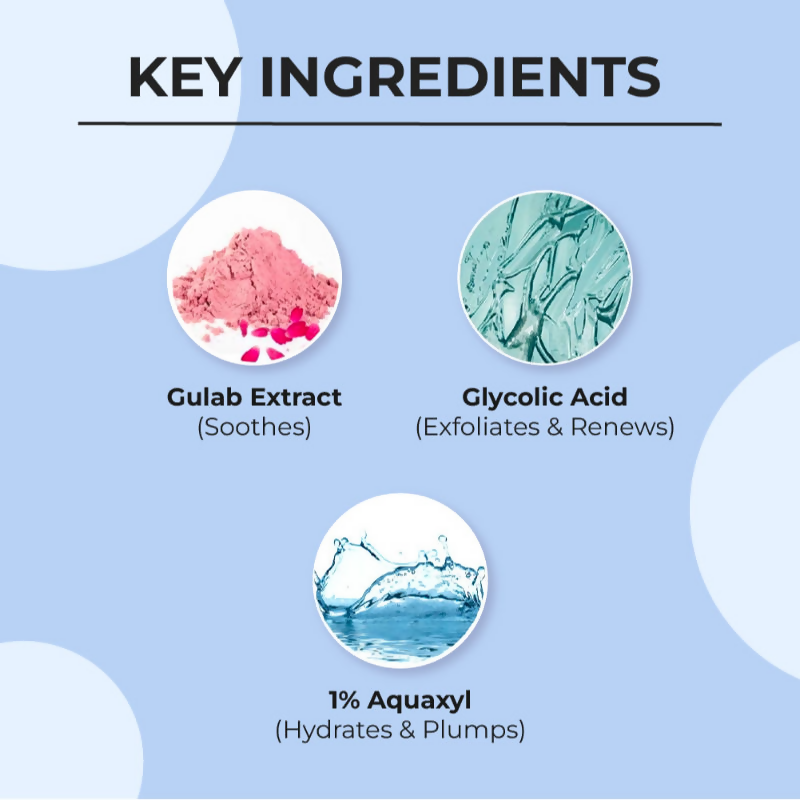 Dr. Sheth's Gulab & Glycolic Acid Oil-Free Moisturizer - Swadesiicart