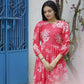 Aayaa Designer Printed One Piece Dress - Multi Color