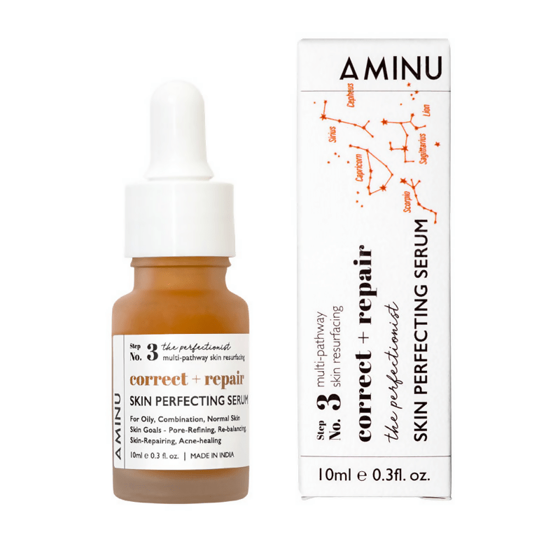Aminu Skin Perfecting Serum for Acne Scars & Pores Minimizing | Swadesiicart