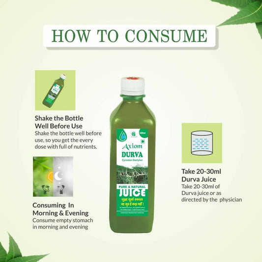 Axiom Jeevan Ras Durva Herbal Juice - Swadesiicart