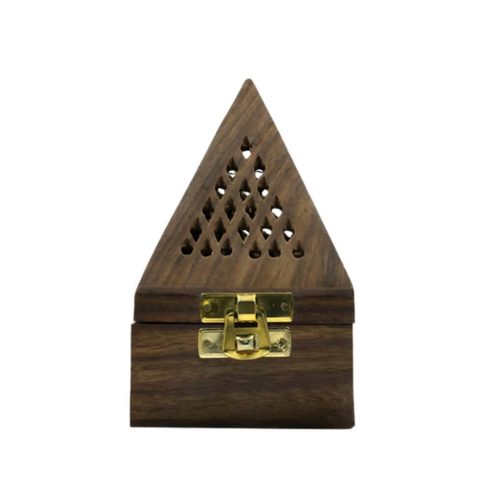 Anahata Wooden Dhoop Holder - Kamicka Organic Products Private Limited