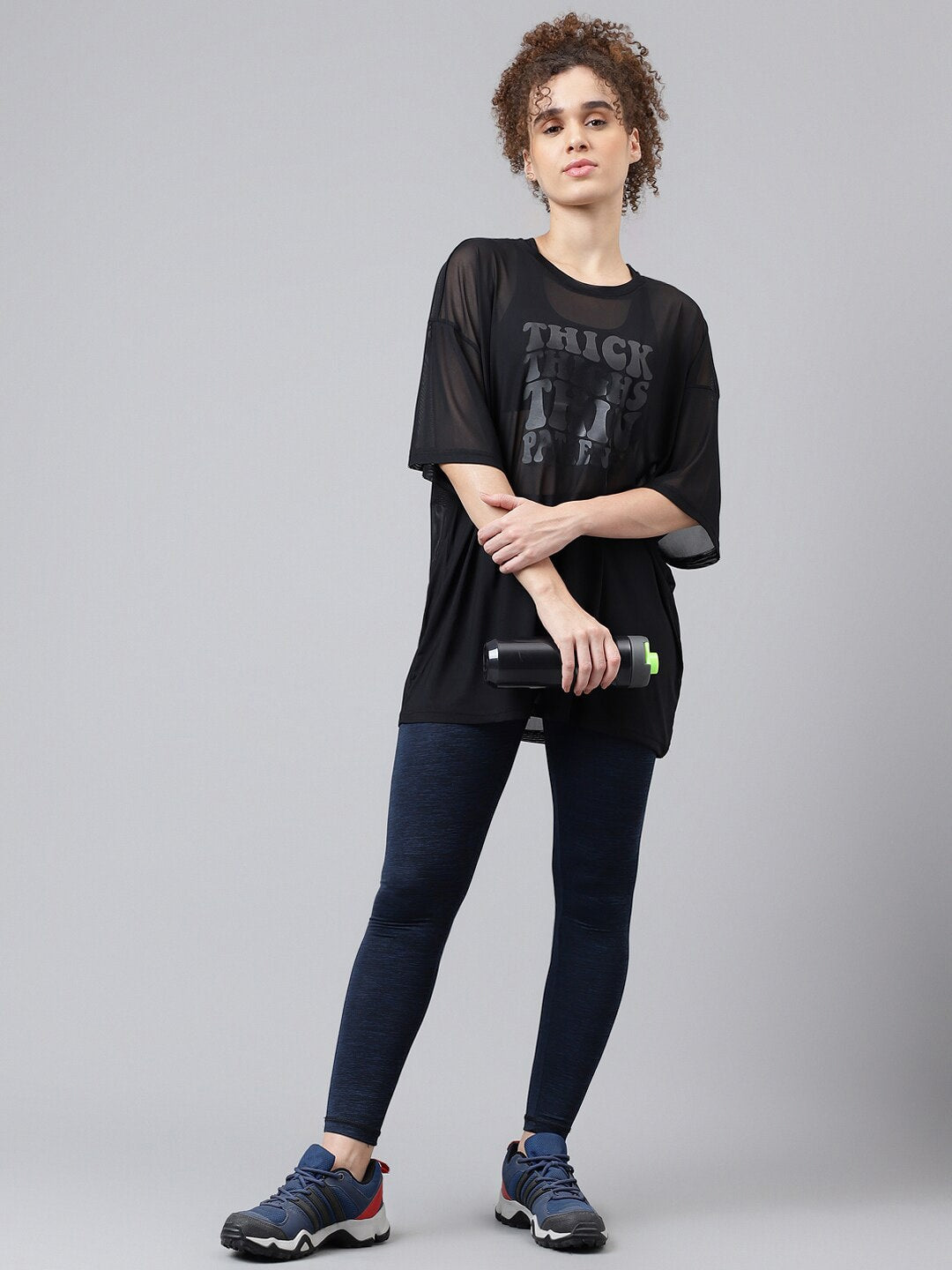 MKH Typography Printed Dri-FIT Relaxed Fit Sports T-shirt - Swadesiicart