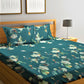 Home Sizzler Unisex Green Bedsheets - Swadesiicart