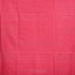 Baby Pink Khadi Cotton Handloom Saree with Doby Border and Zari Strips Pallu Design - Global Threads | Swadesiicart