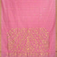 Baby Pink Khadi Cotton Handloom Saree with Pallu Design - Global Threads | Swadesiicart