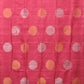 Baby Pink Uppada Silk Handloom Saree with Big Round Body Buta Design - Global Threads | Swadesiicart