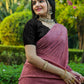 Tikhi Imli Floral Printed Embossed Ready to Wear Saree | Swadesiicart
