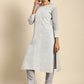 All About You Women Embroidered Chikankari Kurta With Trousers & With Dupatta | Swadesiicart