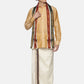 Sethukrishna Men Cream-Colored Solid Dhotis With Angavastram | Swadesiicart