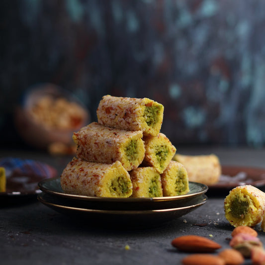 Almond House Badam Kesar Roll | Swadesiicart