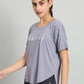 MKH Typography Printed Drop Shoulder Sleeves Dri-Fit Relaxed Fit T-shirt - Swadesiicart