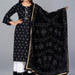 Kalini Bandhani Printed Kurta with Sharara & Dupatta - Swadesiicart