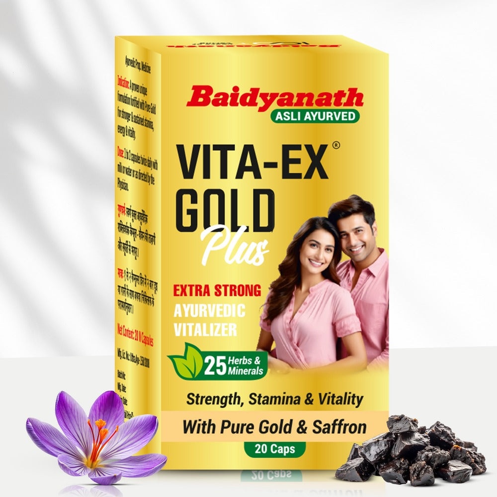 Baidyanath Vita Ex Gold Plus Capsules | Swadesiicart