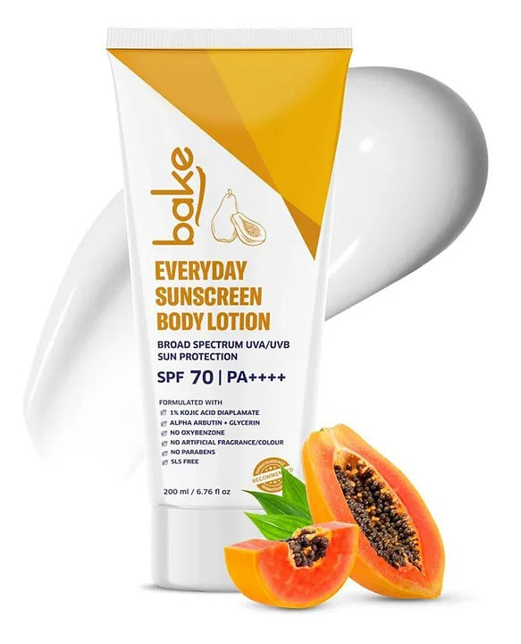 Bake Everyday Sunscreen Body Lotion SPF 50 PA+++ | Swadesiicart
