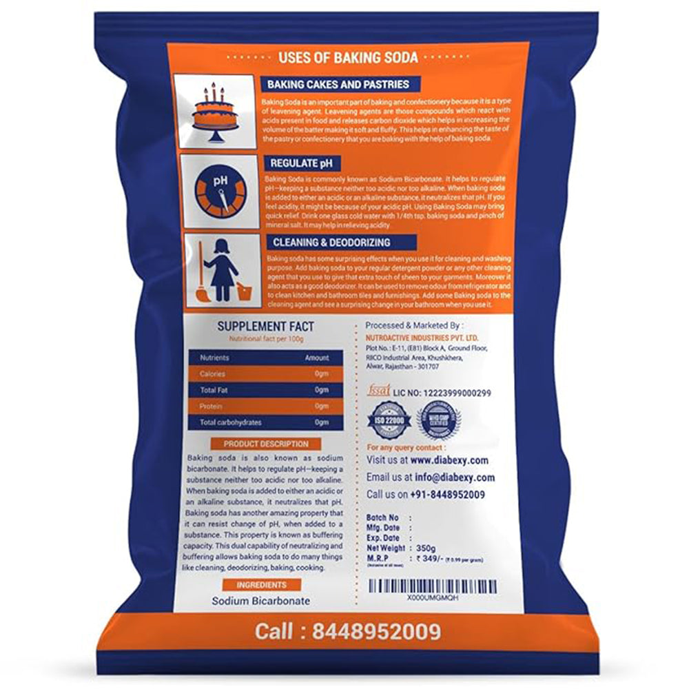 NutroActive Ultra Pure Baking Soda - Swadesiicart