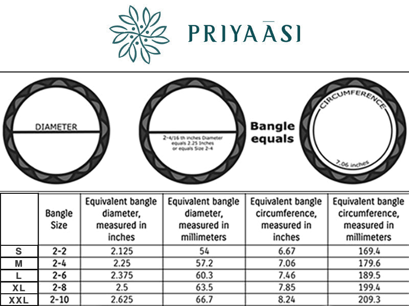 Priyaasi Women Set Of 2 Matte Gold AD And Maroon Stone Studded Mint Green Curved Shape Bangles - Swadesiicart
