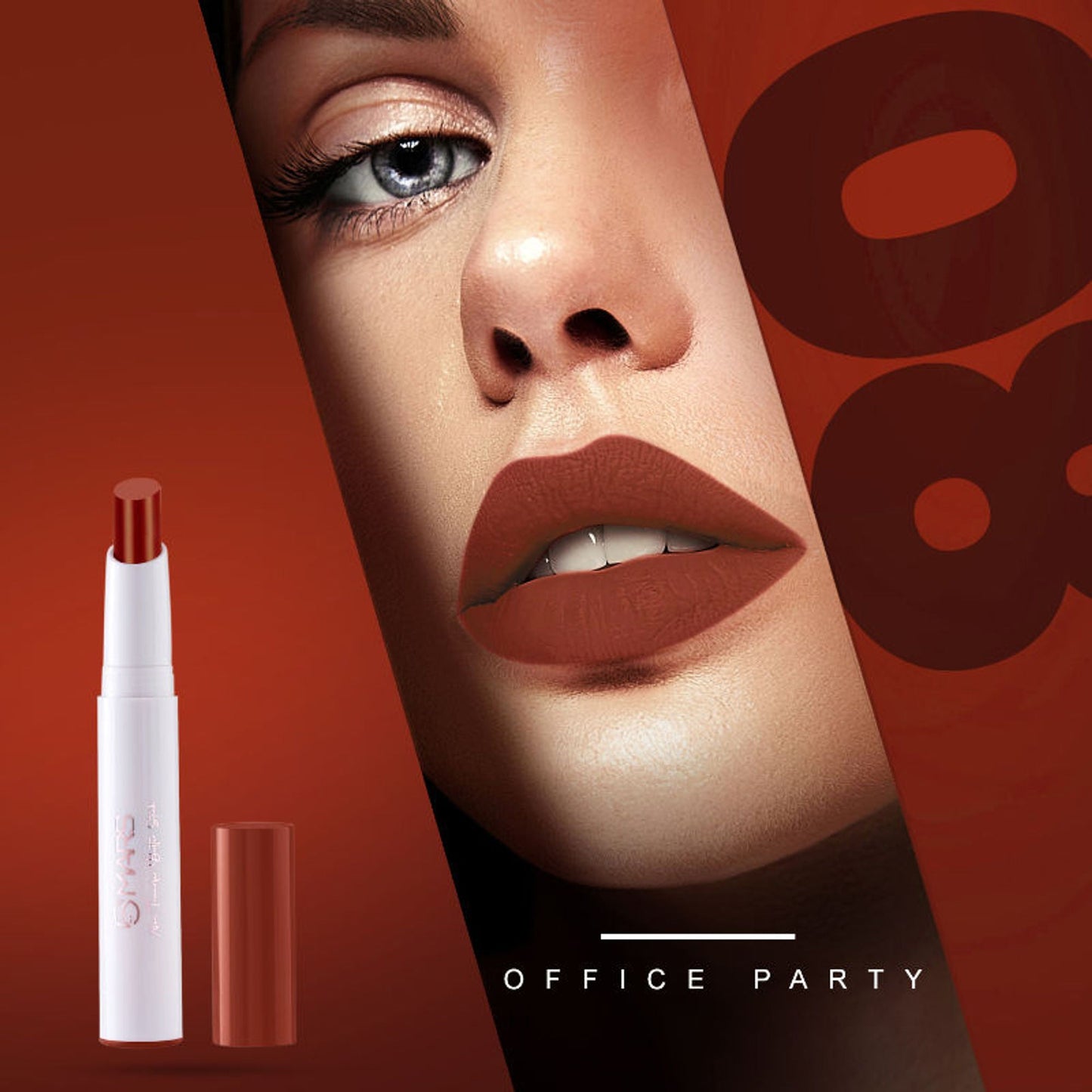 MARS Cosmetics Non Transfer Butter Stick - 08 Office Party - Swadesiicart