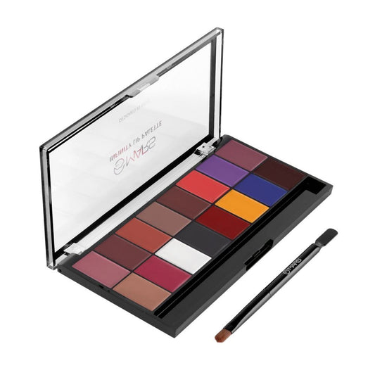 MARS Cosmetics Infinity Lip Palette with Spatula cum Applicator - 01 Multicolor - Swadesiicart